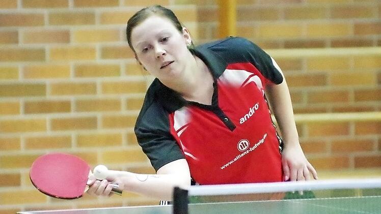 Beim Remis des TSV Windheim gegen den TTC Stammbach gewann Anja Backer zwei Einzel.  Foto: Hans Franz