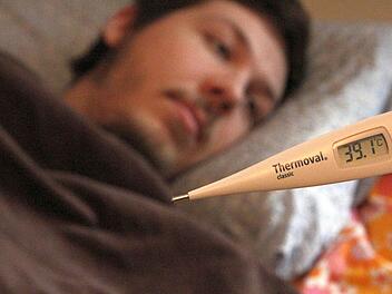 Schüttelfrost und hohes Fieber sind oft die ersten Anzeichen einer Influenza. Foto: Andreas Hofbauer