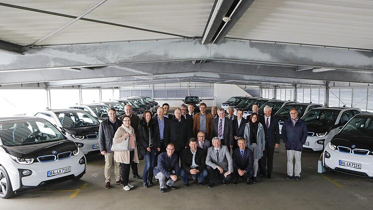 Die BMW bei der Abholung. Archivbild: Matthias Hoch