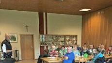 Klaus Steinhübl bei seinem Vortrag Foto: privat