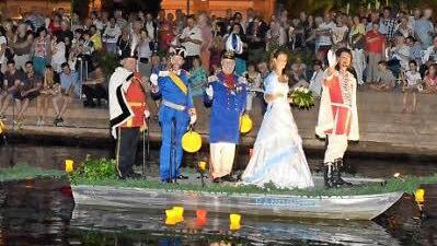 Die historischen Persönlichkeiten auf der Saale.