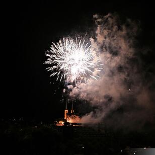 Sandkerwa-Feuerwerk in Bamberg