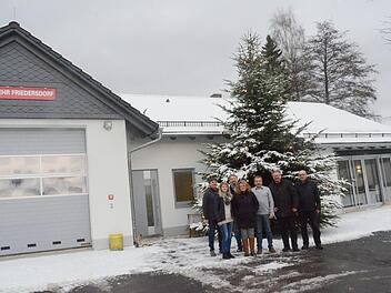 Das neue Feuerwehr- und Dorfgemeinschaftshaus Friedersdorf Foto: eh