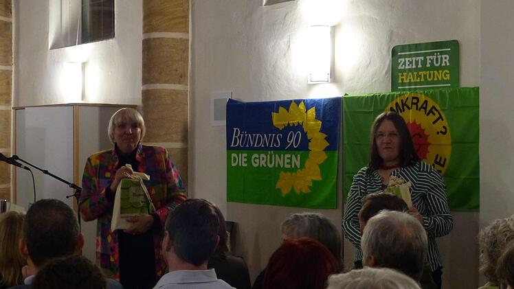 Claudia Roth spricht in Forchheim Foto: Pauline Lindner