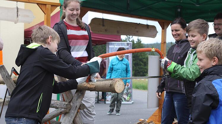 Auf für die Kinder wurde in der Schnaid einiges geboten.