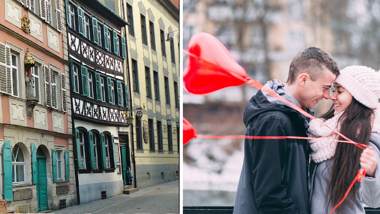 Romantik-Ranking zum Valentinstag: Diese zwei fr&auml;nkischen St&auml;dte sind unter den Top 14