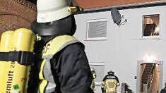 Schwerer Atemschutz.