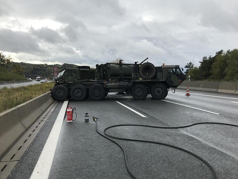 Unfall auf der A9 in Oberfranken