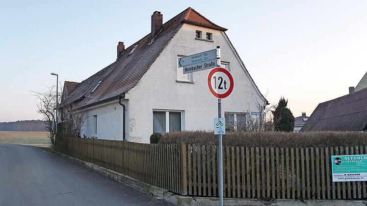 Der Beginn der Membacher Straße von der Haundorfer Straße aus Foto: Richard Sänger