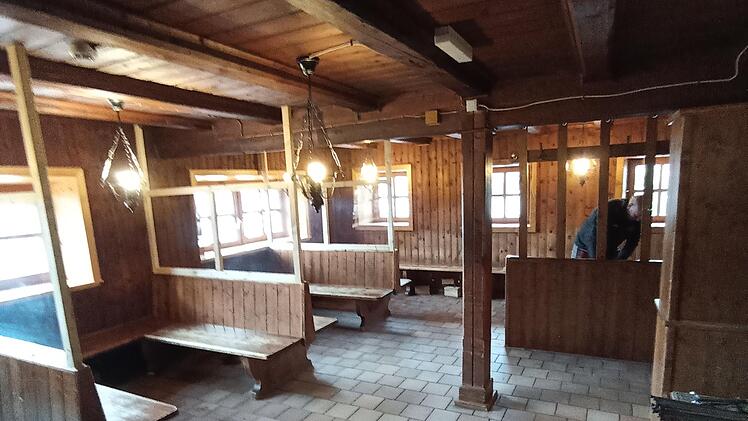 So sah die Gaststube aus, bevor der Umbau begann.