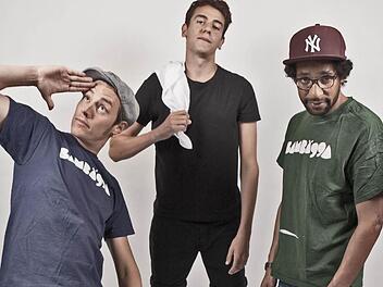 Die Bambägga: Jonas MC alias Jonas Ochs, DJ Startklar alias David Ochs und Cony MC  Foto: Alexander Döbereiner