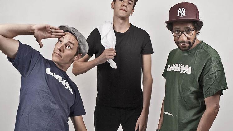 Die Bambägga: Jonas MC alias Jonas Ochs, DJ Startklar alias David Ochs und Cony MC  Foto: Alexander Döbereiner