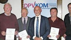 Bei der Kommunikationsgewerkschaft Deutscher Postverband (DPVKOM) stand die Ehrung langjähriger Gewerkschaftsmitglieder im Mittelpunkt. Foto: Alfred Thieret