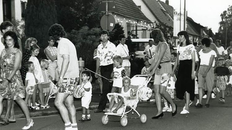 Lampionumzug - immer ein Spaß für die Kinder.