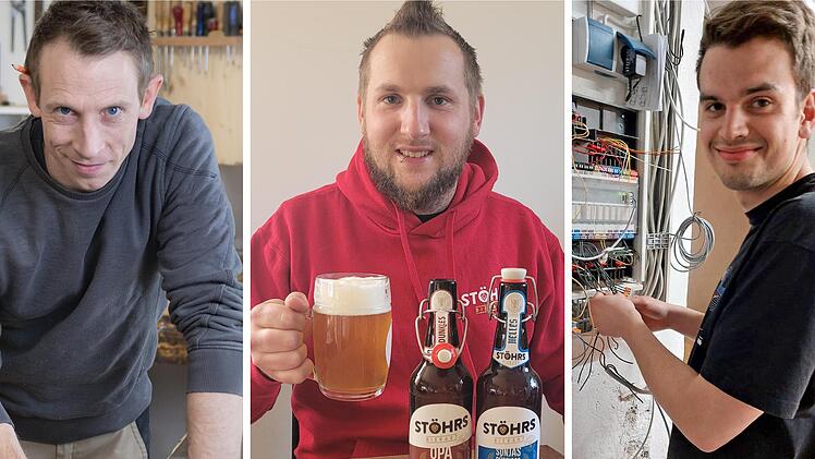 Florian Pfenning (von links), Jonas Stöhr und Johannes Brand haben viel vor.