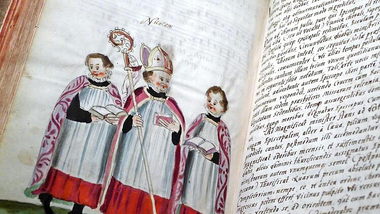 Der hl. Nikolaus in einer alten Darstellung.   Fotos: Marion Krüger-Hundrup