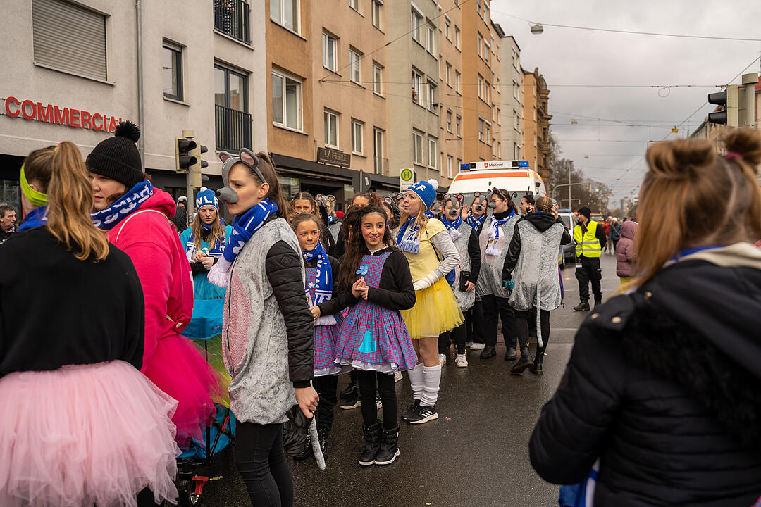 Der traditionelle Umzug zog ca. 70.000 Faschingsfreunde an.