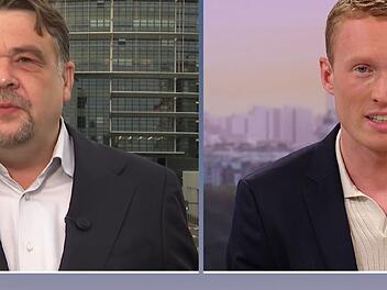 Dennis Radtke (links) und Philip Wortmann haben im ZDF-"Morgenmagazin" &uuml;ber das Elterngeld debattiert.