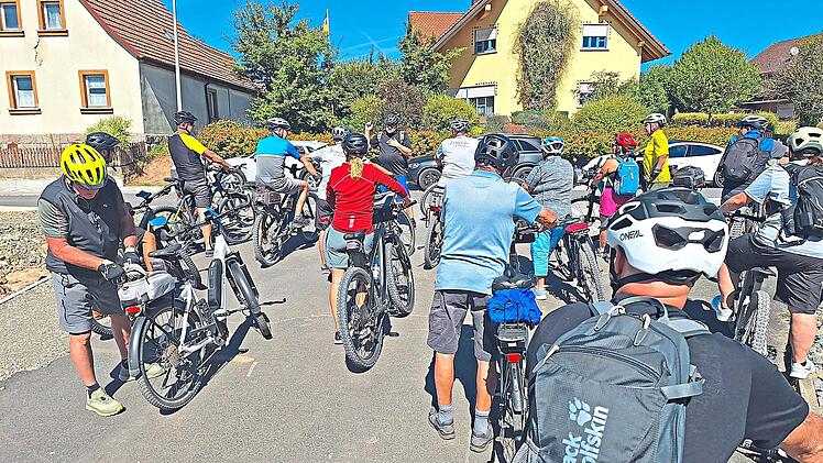 Gro&szlig;en Zuspruch fanden die beiden gef&uuml;hrten Fahrradtouren mit jeweils rund 15 bis 20 Teilnehmern.