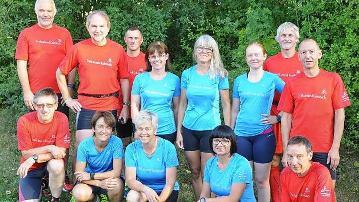 Die Teilnehmer am Trail-Laufkurs der LG Ludwigschorgast: Stehend von links: Michael Stübinger, Ewald Beckstein, Stefan Günther, Heike Zirbs, Cornelia Kastner, Maren Pelz, Steffen Partenfelder und Matthias Stutz. Vorne, von links: Edelbert Beck, Jutta Kratzel, Silvia Kraus, Petra Günther und Organisator Michael Kraus. Es fehlen Cornelia Meile und Heike Schweens. Foto: privat