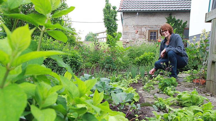 Kräuter, Gemüse, Salat: Aus dem was in dem kleinen Garten hinter dem Haus bei ihr daheim in Breitenbach wächst, zaubert Sigrid Kleinhenz Gerichte für ihre Lieben.
