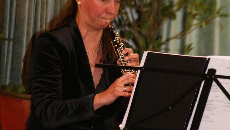 Irene Draxinger an der Oboe