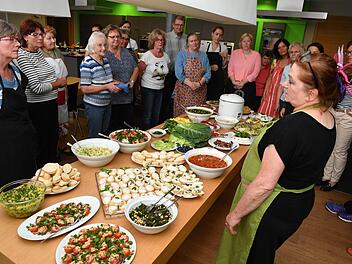 Ein vielfältiges Buffet haben die Teilnehmer unseres Monatsgemüse-Kochkurses im Mupäz gezaubert.Ronald Rinklef
