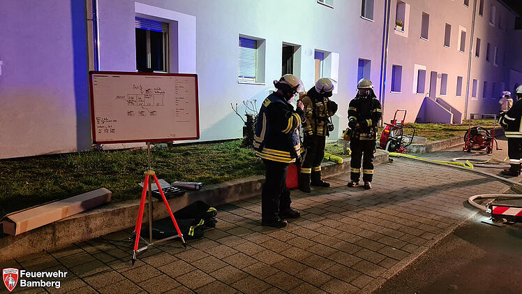 Brand in Bamberg: Feuerwehreinsatz in der Nacht