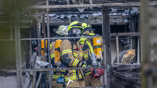 Garagenanbau in Vollbrand