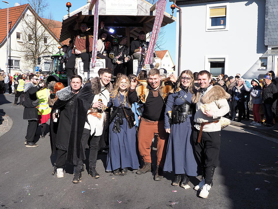 Buntes Faschingstreiben in Unterfranken!