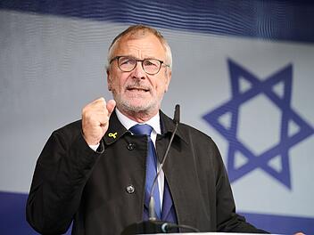 Solidaritätskundgebung für Israel auf dem Pariser Platz