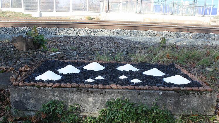 "Satellitenbahnhof"  Foto: Hubert Kolling