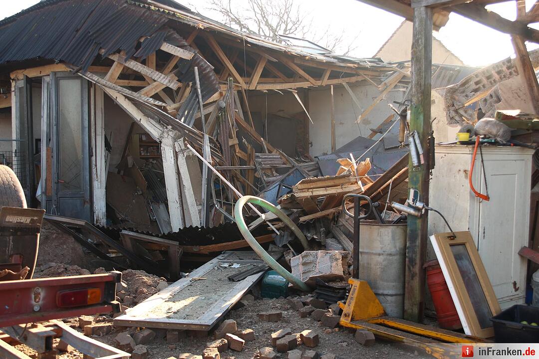 Explosion in Rinderzuchtbetrieb bei Herrieden