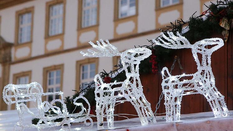 Der Bamberger Weihnachtsmarkt wurde am Donnerstagabend offiziell eröffnet. Foto: Harald Rieger