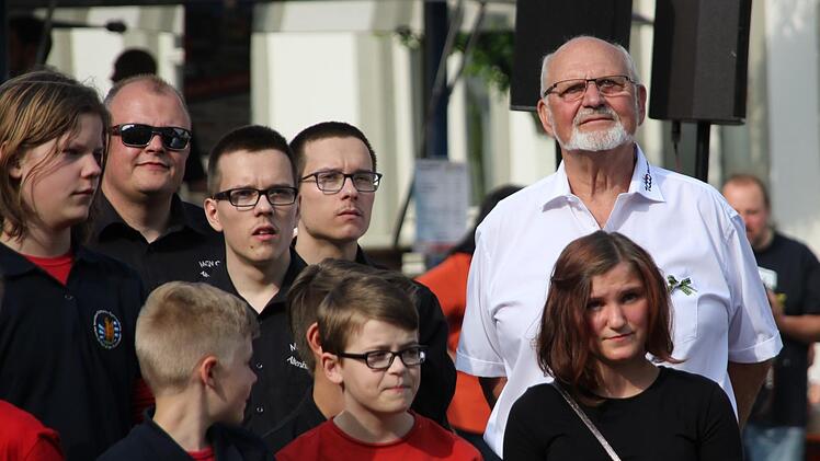 Klaus Diedering hatte die Idee zu dem 1000-Stimmen-Chor und sang selbst mit.