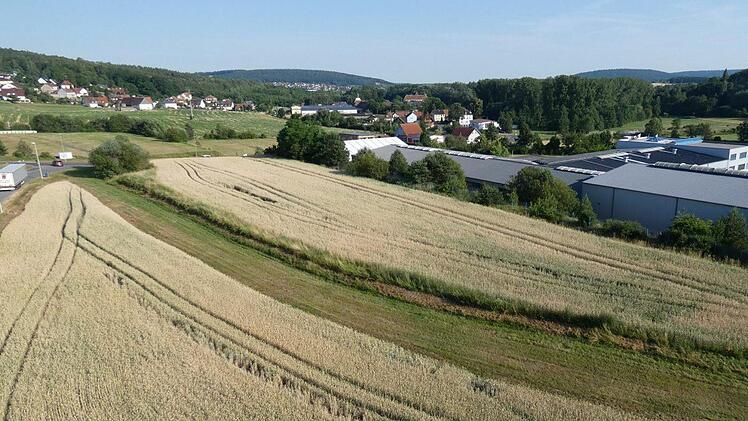 Auf diesem Gelände soll das Hochregallager der Firma Uniwell entstehen.
