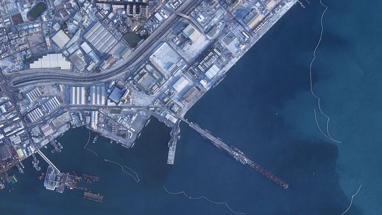 Lage im Iran - Hauptquartier der Flotte der US-Marine in Bahrain