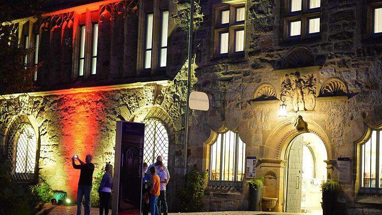 Coburg leuchtet bei der Museumsnacht 2014. Foto: Ronald Rinklef