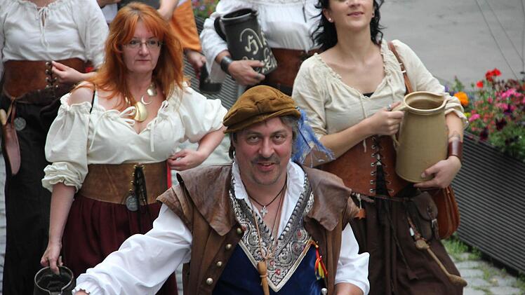 Historischer Festzug durch Kronach. Foto: Marco Meißner