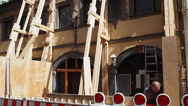 Rund um die Sicherung des Geb&auml;udes sind erhebliche Kosten entstanden.  Foto: Stadt Bamberg