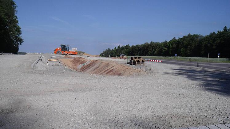 Der Parkplatz ist im Entstehen. Foto: Anette Schreiber