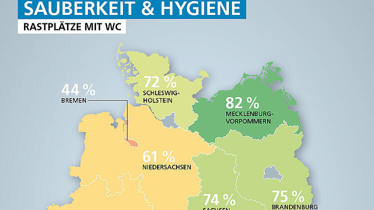 Autobahn-Rastplatz-Check 2022: Die Ergebnisse nach Kategorien