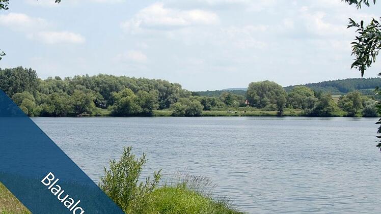 Badewarnung am Badesee Ebing - "reichlich Blaualgen"