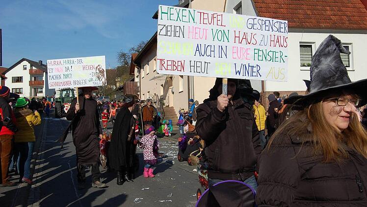 Faschingszug in Thulba  Foto: Günther Straub