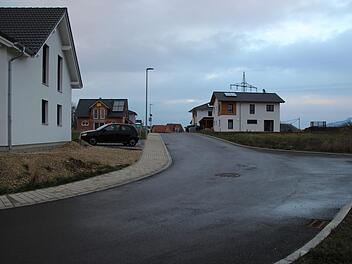 In der Dientzenhoferstraße liegt das Neubaugebiet in Ebensfeld.