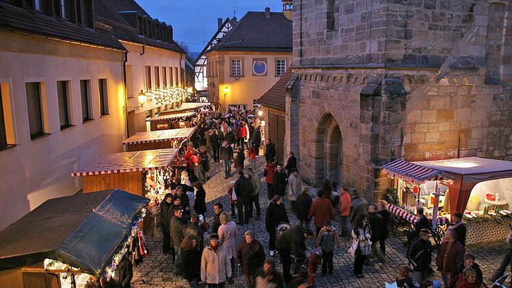 Weihnachtsmarkt in Neunkirchen am Brand. Foto: fra-press