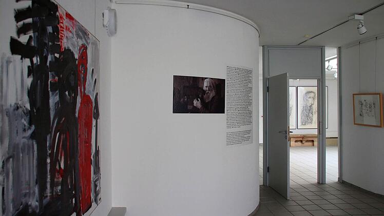 Blick in die Ausstellung mit Werken von Horst Peter Meyer im Kunstverein CoburgFoto: Nelly Ritz