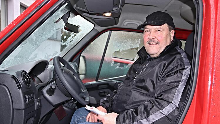 Günter Pohley ist der Fahrer.