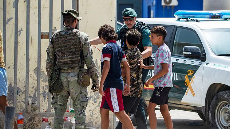 Migranten in Spanien - Ceuta