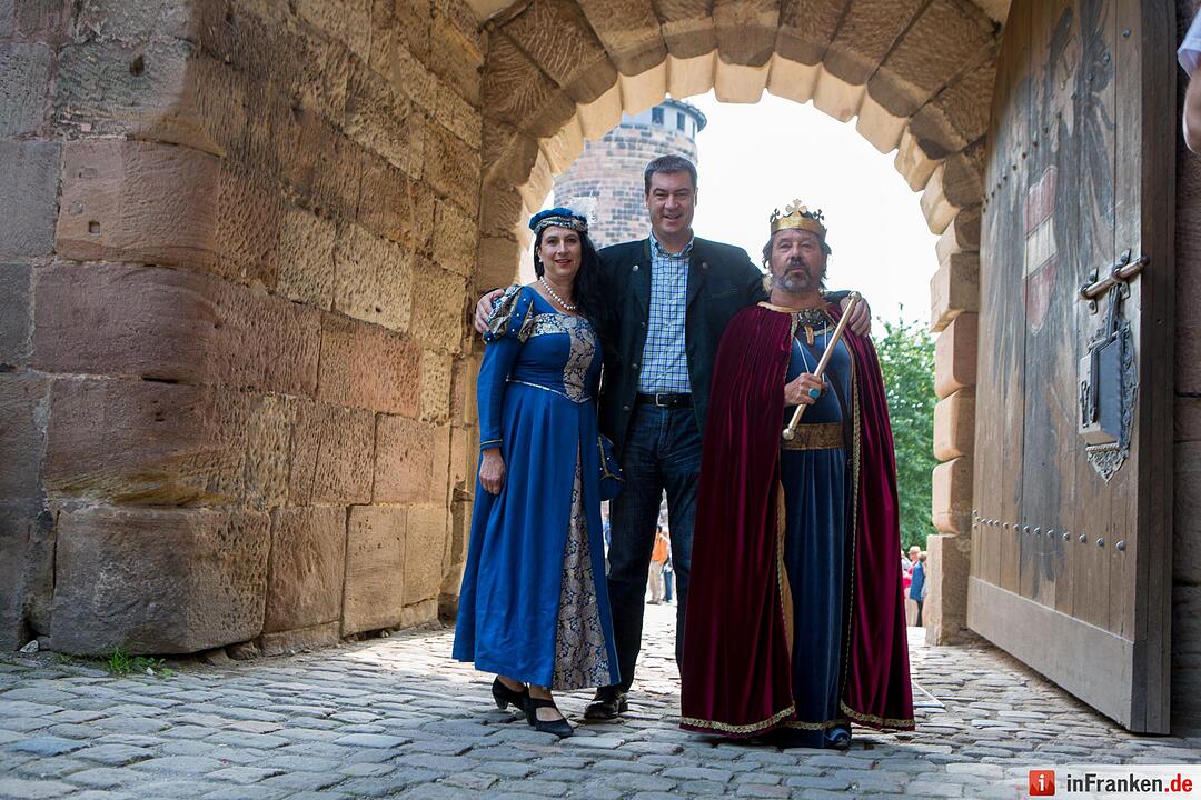 Burgfest auf der Kaiserburg in Nürnberg